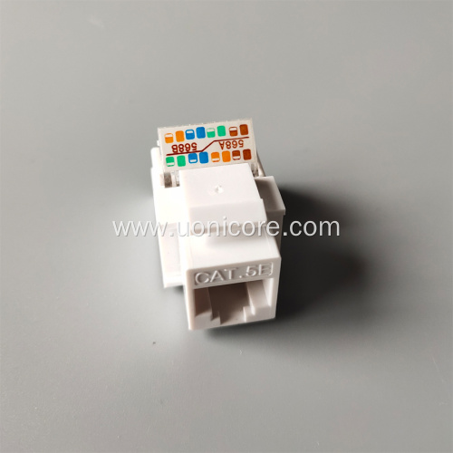 unshielded CAT5E vetical wiring keystone jack